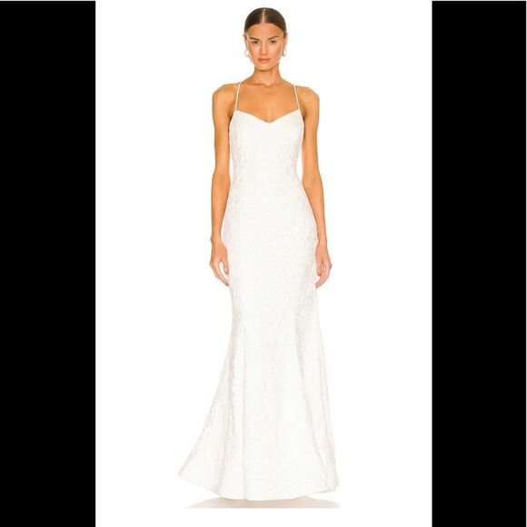 Revolve x Likely Sardo Lace Gown size 6 NEW - Picture 1 of 11